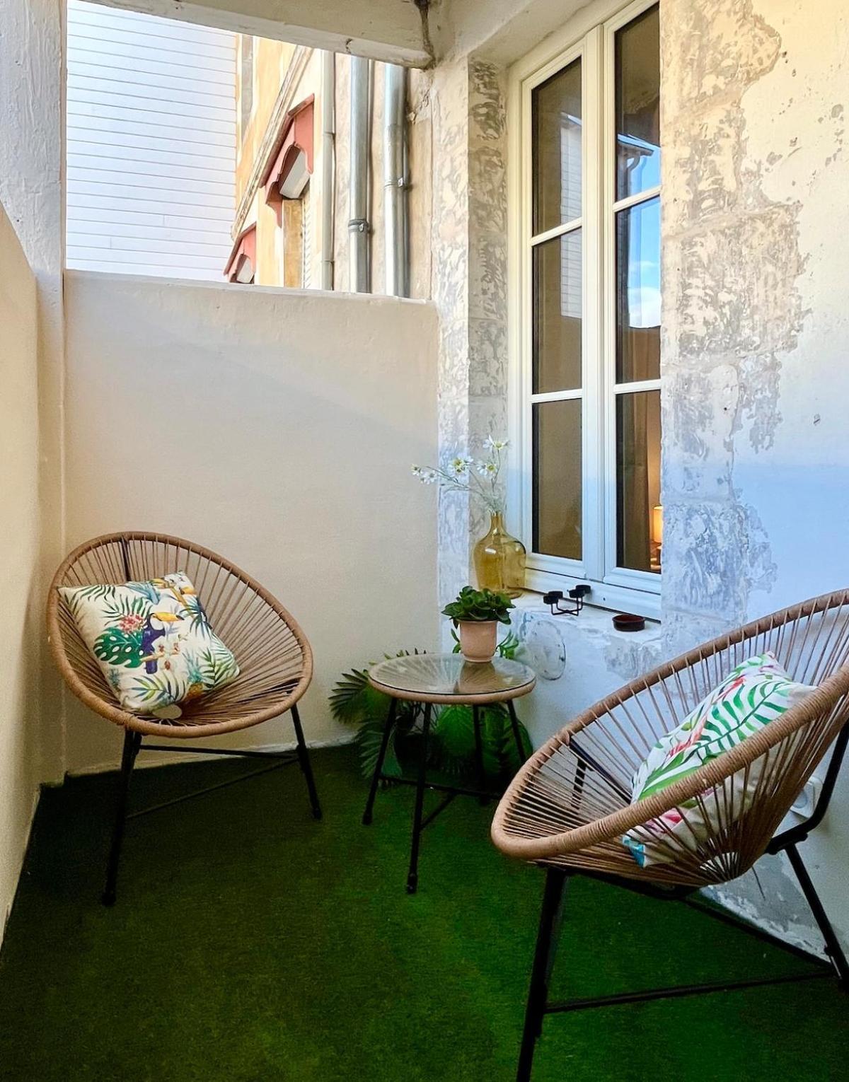 Escapade Vintage Avec Terrasse En Centre Historique Apartment ลาโรแชล ภายนอก รูปภาพ
